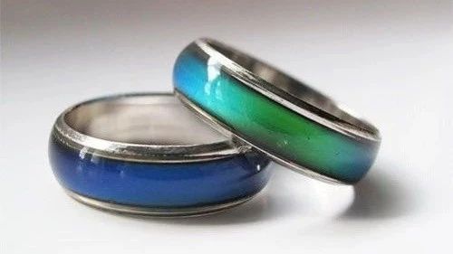 What ingredient is hidden in the mood ring that will change color?