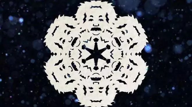 20 (magic) science theme paper snowflakes, do you want to decorate the winter with them?
