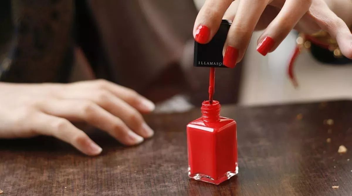 You know, nail polish is actually a kind of paint.